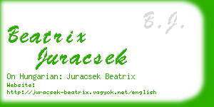 beatrix juracsek business card